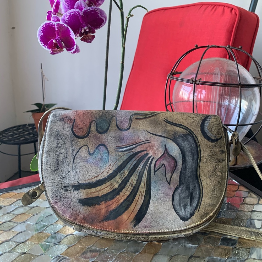 Painted handbag